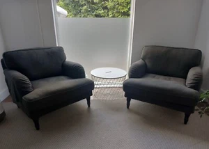 Ikea Armchairs With Removable Covers x2 - Picture 1 of 4