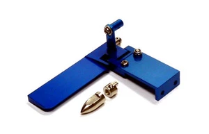 RC Model Ship 75mm Blue Aluminium Cooling R/C Hobby Boat Rudder HR290 - Picture 1 of 3