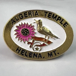 Algeria Temple Shriner Masonic Freemason Vintage Pin Award #51 - Picture 1 of 2