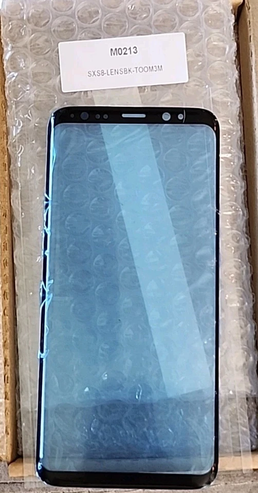 Samsung Galaxy S8 Front Glass Screen Lens Midnight Black - Image 1 of 1