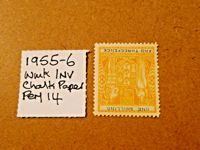 NEW ZEALAND 1955-6 SG F192 WMK INV MM - Image 1 of 2