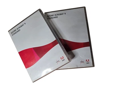 2x Windows Adobe Acrobat 9 Standard PC Deutsch - Bild 1 von 4