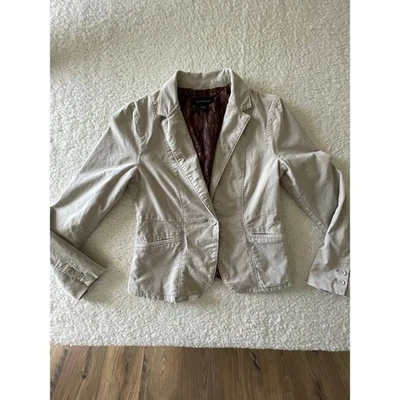 Calvin Klein Mujer Caqui Pana Otoño Blazer Chaqueta Talla Mediana Talla Pequeña  Foto 1 de 4