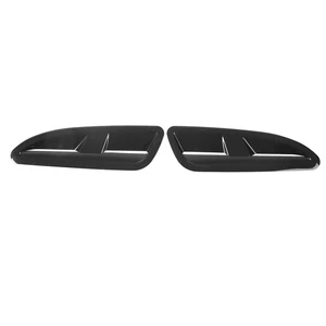 ༝Bonnet Air Outlet ABS Plastic Shiny Black For 3 MX5 RX8 For XKR Style - Picture 1 of 12