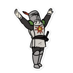 Solaire of Astora - Dark Souls - Vinyl Sticker / Decal - Picture 1 of 4