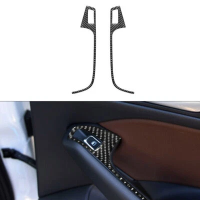 Отделка из углеродного волокна для салона заднего стекла кнопки подъема для Audi Q5 2009-2017 годов выпуска - Изображение 1 из 4