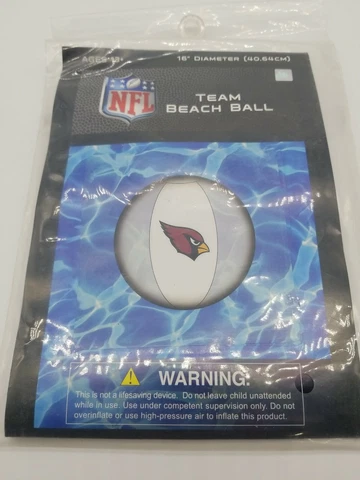 NEW!!! Officially Licensed Arizona Cardinals NFL Inflatable Beach Ball Cover