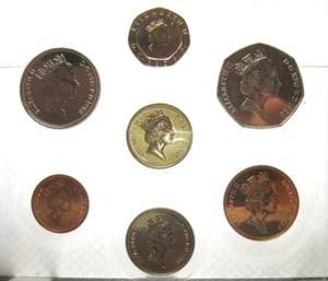 *TRIU* GREAT BRITAIN COIN SET 1988 (7 COINS) Series FDC in Mint Box - Picture 1 of 2
