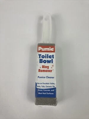 Barra de fregar piedra pómez con mango inodoro limpiador anillo de agua dura Foto 1 de 4