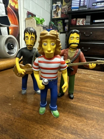 NECA The Simpsons THE WHO 25 Greatest Guest Stars: Townshend Daltrey Entwistle Cover