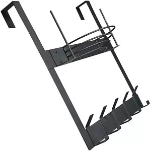 Over The Door Hooks With Hat Rack for Wall Over Door Hanger With Integrated D... - Picture 1 of 7