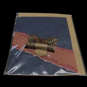 Handmade 3D Christmas Greeting Note Card with Envelope Home Made Paper Imported - Picture 1 of 6