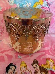 Bath & Body Works Disney Princess Life's a Fairytale 3 Wick Candle Exclusive - Picture 1 of 6
