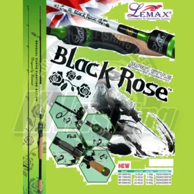 LEMAX BLACK ROSE BR Spinning Rod 90MHS2 2.75m 15-60gr - Image 1 of 3