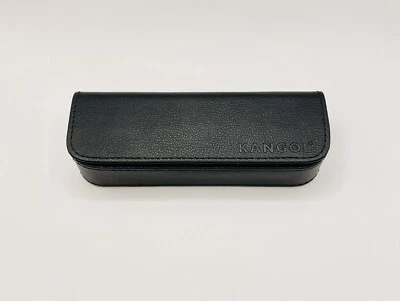 Kangol Brillenetui neu in schwarz mit Putztuch