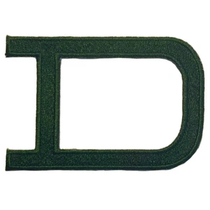 3.5" Large Letter "D" Sew On Patch *NEW* - Picture 1 of 3