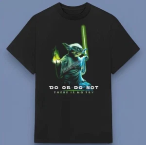 NEW Do Or Do Not There Is No Try Yoda T-Shirt Perfect Gift For Friends & Family - Picture 1 of 7