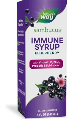 Xarope imune Sambucus sabugueiro 4 fl oz validade 11/2025 - Imagem 1 de 4