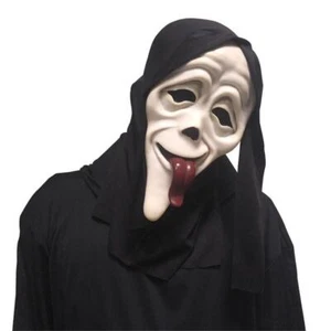 Adult Scary Movie Stoned Ghost Face Scream Spoof Mens Costume Mask Fun Halloween - Picture 1 of 8