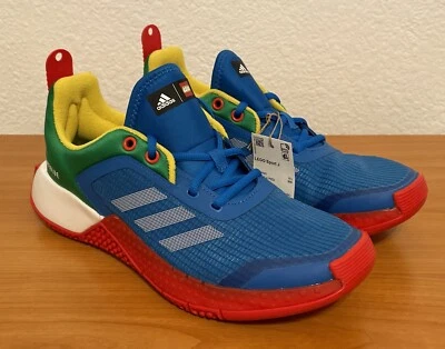 Adidas Primeblue LEGO X Sport J 'Shock Blue Green' GX7612 Juvenil Talla 7=Wmn Talla 8.5 Foto 1 de 4