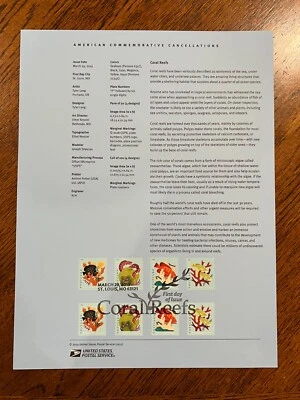 American Commemorative Cancelations #1912, Forever 2019 - Coral Reefs (#5363-70) - Image 1 of 2