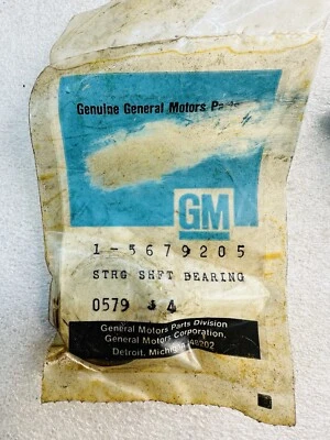Cojinete de eje de dirección GM p/n 5679205 para Chevrolet Corvette 1964-1966 - NUEVO NOS Foto 1 de 2