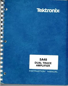 Original Tektronix Instruction Manual for the 5A48 Dual trace amp - Picture 1 of 1