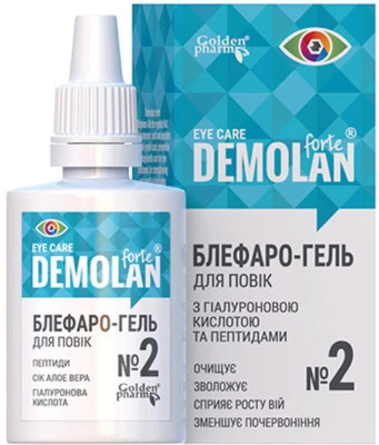 DEMOLAN FORTE Eye Gel 30ml, Liquid Soap 30ml, Lotion 150ml, Blepharo-gel 30ml - Image 1 of 4