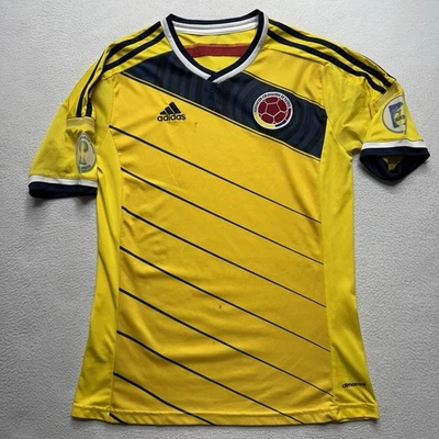 Camiseta de fútbol Adidas Colombia 2014 2015 Clasificatorios Mundial de la FIFA L Foto 1 de 4