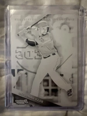 Bowman's Best 2015 - Billy Hamilton #95 placa de impresión negra 1/1 Foto 1 de 2