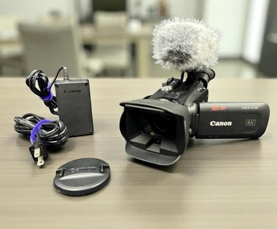 Canon VIXIA HF G50 HD 4K 30fps MP4 Flash Camcorder Black 20x Dual SD Slot Tested - Image 1 of 4