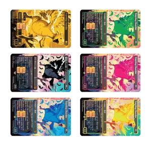 Holographic Traveling Gold Chocobo TCG 0551F – Premium Vinyl Credit Card Sticker - Picture 1 of 8