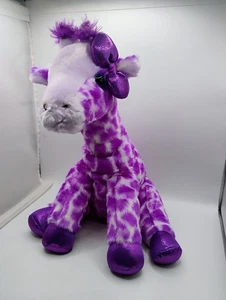 Gurz Nation Giraffa Viola Rosa Safari Peluche Zoo Animale - Foto 1 di 6