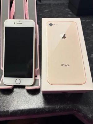 Apple iPhone 8 Gold 64GB Unlocked - 84% battery health, USA plug - Image 1 of 4