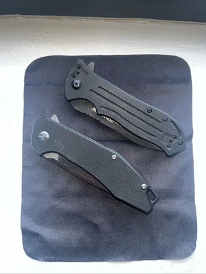 Cuchillo Plegable Asistido Blackhawk Point Man Herramienta 3.25" D2 Hoja de Acero Mango G10 Foto 1 de 4