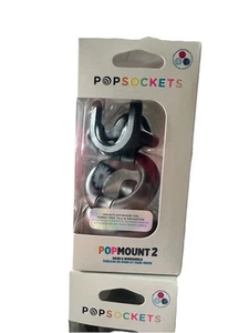PopSockets PopMount 2 Desk/Car Dash & Windshield Mount - Black OPEN BOX - Picture 1 of 5