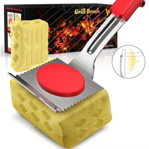 Grill Brush Bristle Free, BBQ Grill Brush for Outdoor Grill, Safe Steam Clean... - Picture 1 of 8
