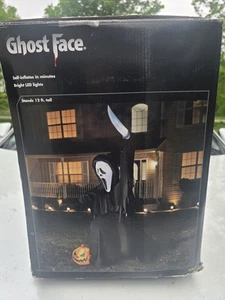 12'ft Scream Ghost Face LED Aufblasbare Halloween Dekoration - Bild 1 von 4