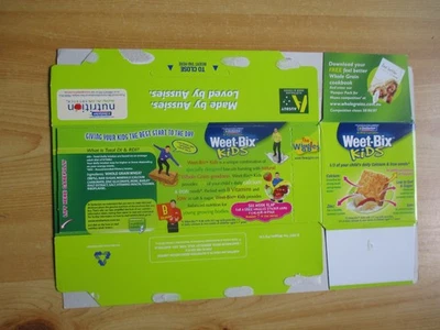 SANITARIUM EMPTY BOX: THE WIGGLES STICKER GAME  #7 STICKER ENCLOSED UNDER FLAP - Image 1 of 2
