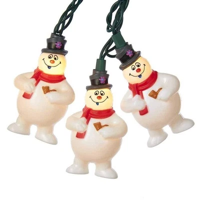 Frosty the Snowman Christmas Tree Holiday Light Set with 10 Lights FT9161 New - Image 1 of 4