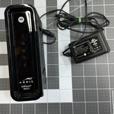 Cable módem ARRIS SURFboard SB6121 DOCSIS 3.0 - Incluye adaptador de corriente Foto 1 de 4