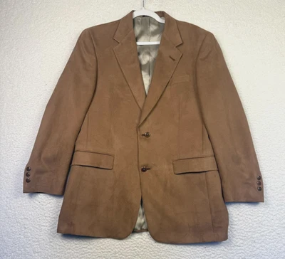 Blazer Austin Reed Para Hombres 39R Marrón Dos Botones Abrigo Deportivo Muesca Solapa Hecho en EE. UU. Foto 1 de 4