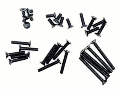 M3x8 DIN7991 Senkkopfschraube Stahl 10,9 schwarz brüniert Gewindeschrauben - Bild 1 von 4