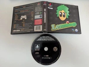 3D Lemminge - PS1 Spiel Selten Sammlerstück Verleih Blockbuster Edition - Bild 1 von 5