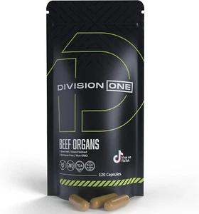Division One Beef Organ Supplement Primal Blend 120 Caps - Picture 1 of 1