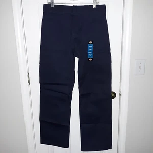 Dickies NEW Mens Relaxed Fit Straight Cargo Pants Size  32 X 34 Navy Work - Picture 1 of 17