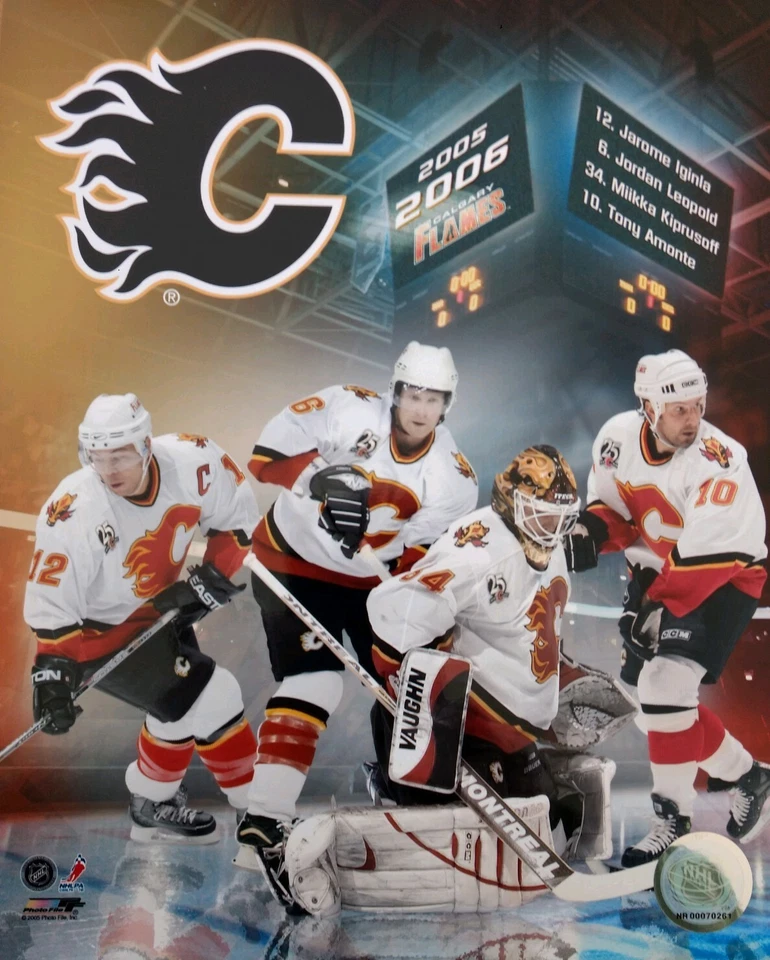 CALGARY FLAMES 2005/2006 TEAM COMPOSITE 8X10 PHOTO  Foto 1 de 1