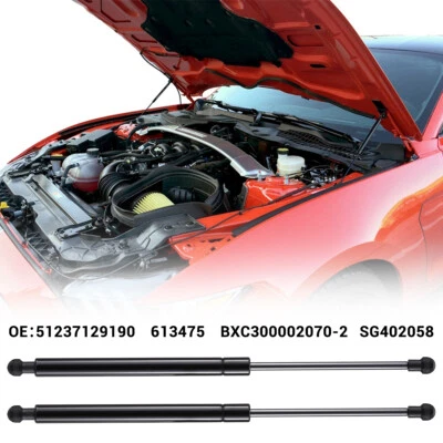 2x Hood Lift Support Strut Shocks Gas for 2006-2013 BMW 323i 325i 328i 330i 335i Foto 1 de 4