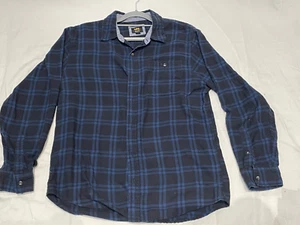 Lee Regular Fit Mens Sz L Multi Color  Flannel Long Sleeve Button Down Shirt - Picture 1 of 8