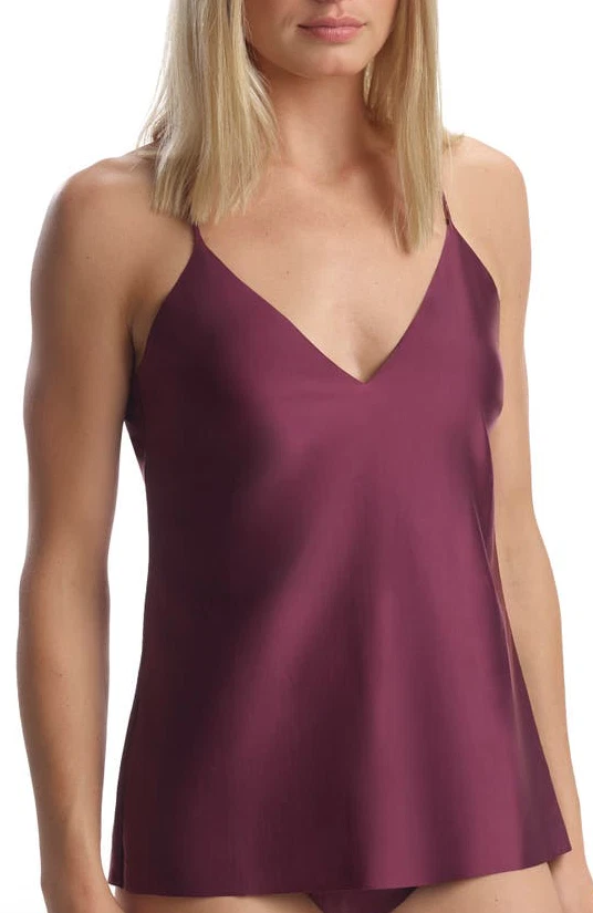 Commando Womens Cabernet Smooth Satin Camisole L72722 Size Large - Image 1 of 3